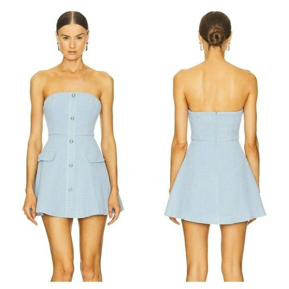 REVOLVE Dresses & Skirts - MORE TO COME Anwen Mini Dress Baby Blue